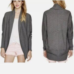 Aritzia Wilfred Diderot Cocoon Open Front Cardigan Grey Sz S